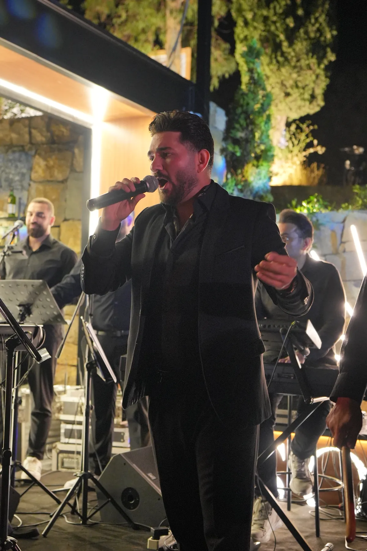 A live night on the terrace stage